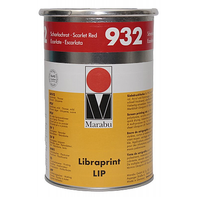 Краска Маrabu Libraprint LIP 932, 5л, сигнальный красный