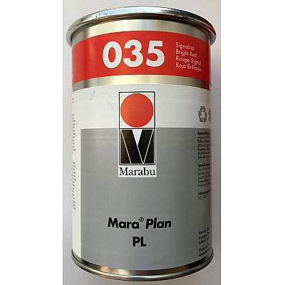 Краска Маrabu Maraplan PL 035, сигнальный красный