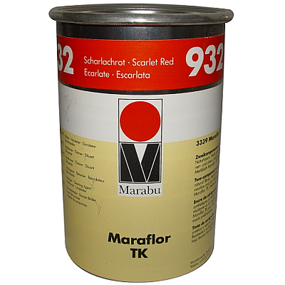 Краска Маrabu Maraflor TK 932, сигнальный красный
