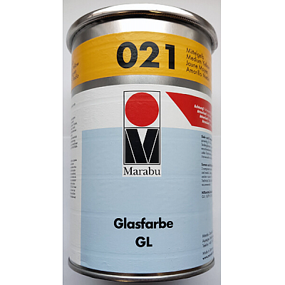 Краска Marabu Glasfarbe GL 021, средне-жёлтый