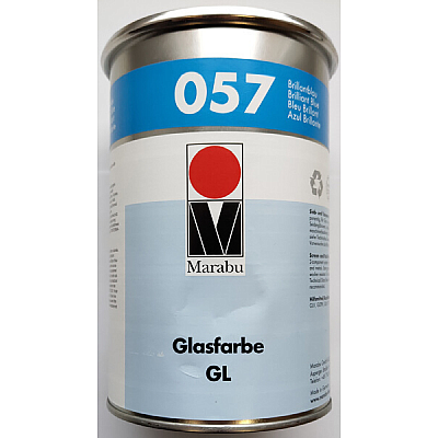 Краска Marabu Glasfarbe GL 057, бриллиантовый синий