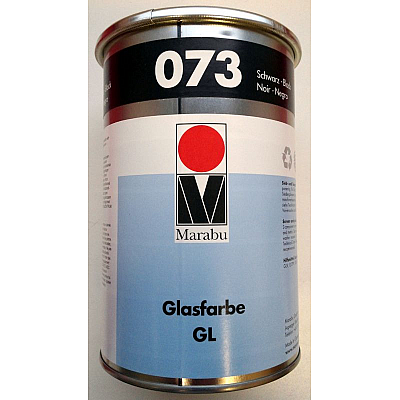 Краска Marabu Glasfarbe GL 073, чёрный
