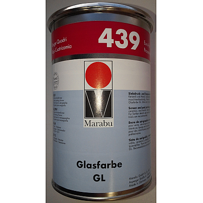 Краска Marabu Glasfarbe GL 439, евро-красный