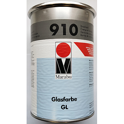 Печатный лак Marabu Glasfarbe GL 910, глянцевый прозрачный
